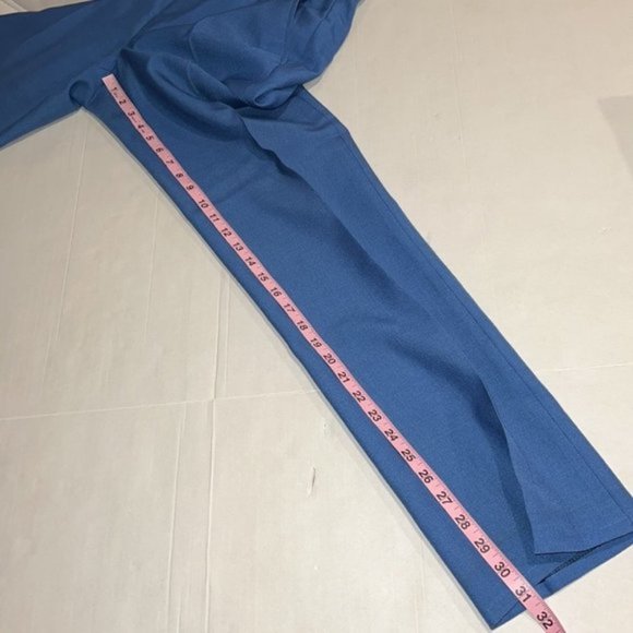 Toscani Man Blue suit pants size 38 - Picture 5 of 10